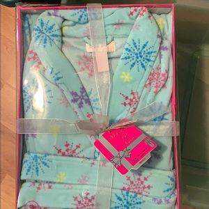 Sleep Club Long Microfiber Shawl Collard Robe